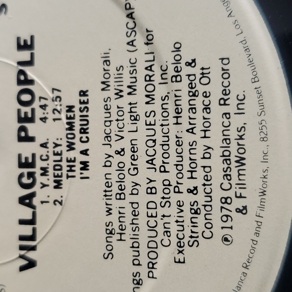 Village People Cruisin' 1978 Original Vinyl Album YMCA - Picture 7 of 10